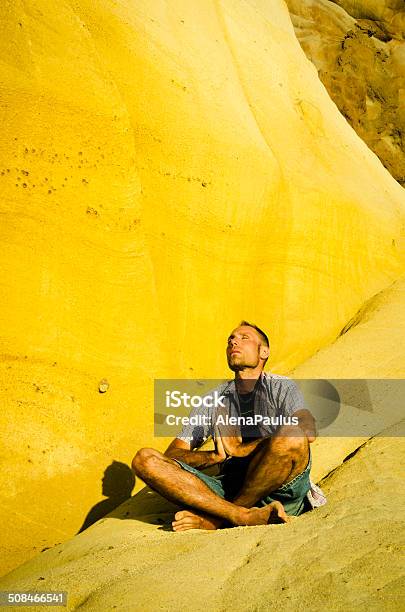 Man Praying Stock Photo - Download Image Now - Adult, Aura, Buddhism
