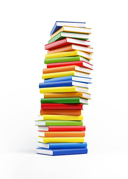 istock Stack of Colorful Books Isolated on White 508466642