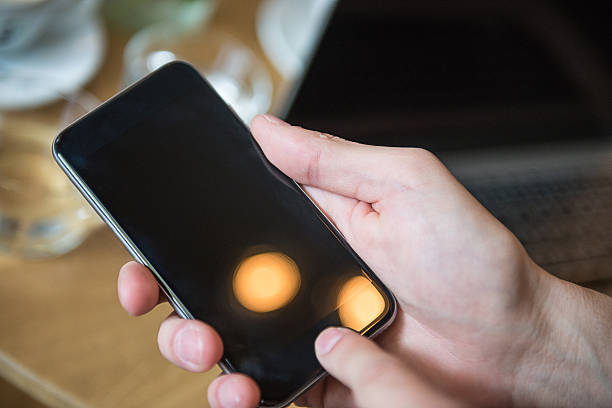istock Young businessman using new smartphone for business communication 508467264