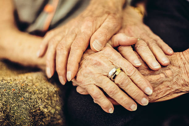 istock Senior man holding his wife's hand 508467317