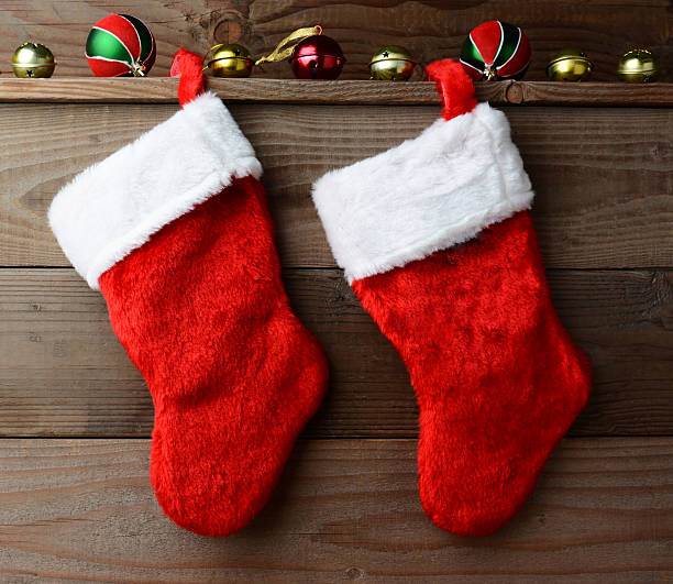istock Two Christmas Stockings 508470211
