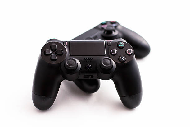 playstation 4 ps4 controller - joystick game controller playstation sony foto e immagini stock