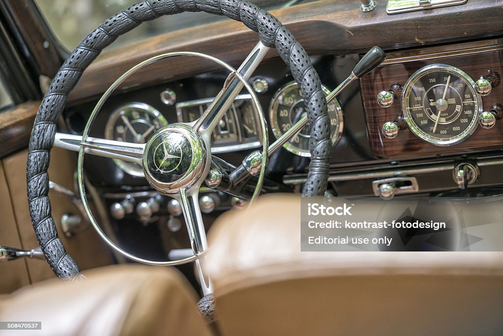 Mercedes 220 S Roadster (W186), der von 1952 innen - Lizenzfrei Auto Stock-Foto