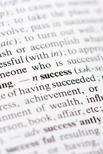 istock The word 'success' in a dictionary 508471071