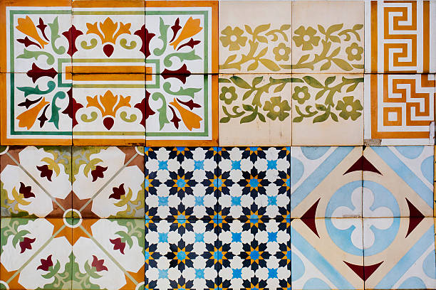 istock Collection of 9 ceramic tiles 508472475