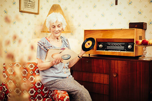 istock Happy senior woman at home 508472983