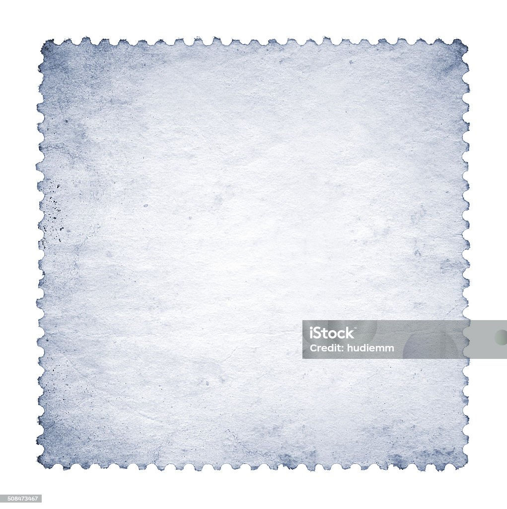 Sello postal textura blanco - Foto de stock de Azul libre de derechos