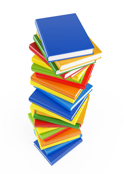 istock Stack of Colorful Books Isolated on White 508481634