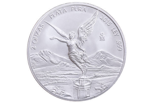 istock Mexican silver libertad coin 508485674