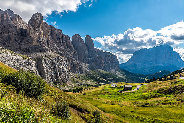 istock Dolomites Italy - Mountains of Passo Sella 508486224