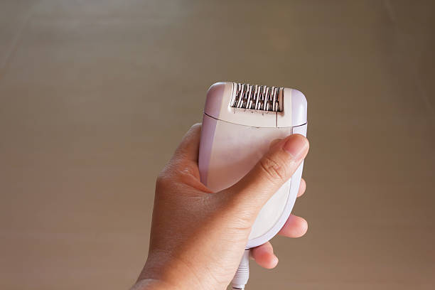 istock Hair removal, hand catch hair shaving tool 508491164