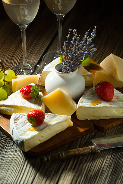 istock Brie cheese with strawberries and honey 508492118