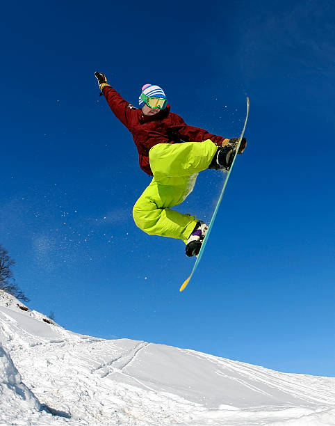 istock Snowboarder in the sky 508493284