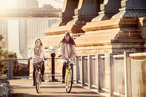istock Sharing a Bicycle ride my friend in NYC 508494882
