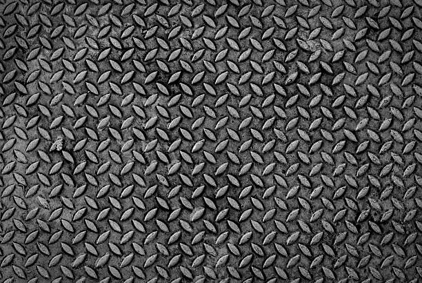 istock grungry metal diamond plate 508495806
