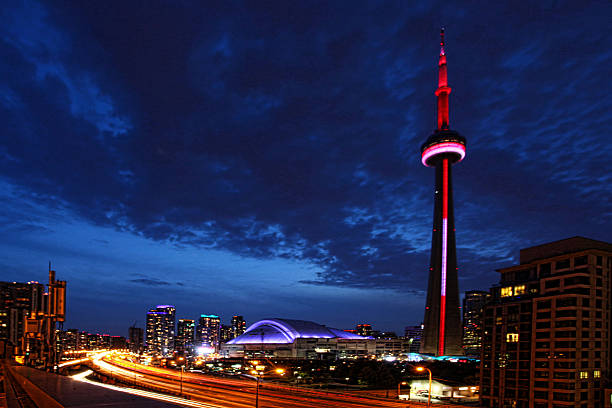 istock View of Toronto skyline at dark 508496388