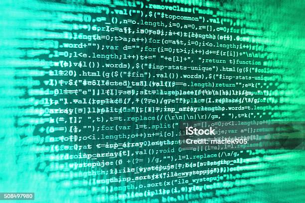 Computer Source Code Programmer Script Developer Stock Photo - Download ...