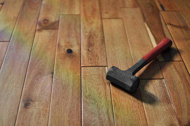 Wood flooring stock photo