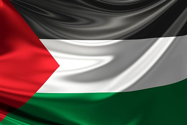 istock Palestine Flag. 3d illustration 508508198