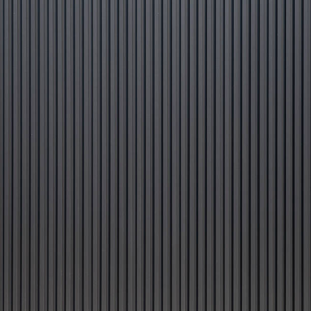 istock Black metal plate fence seamless background and pattern 508509482