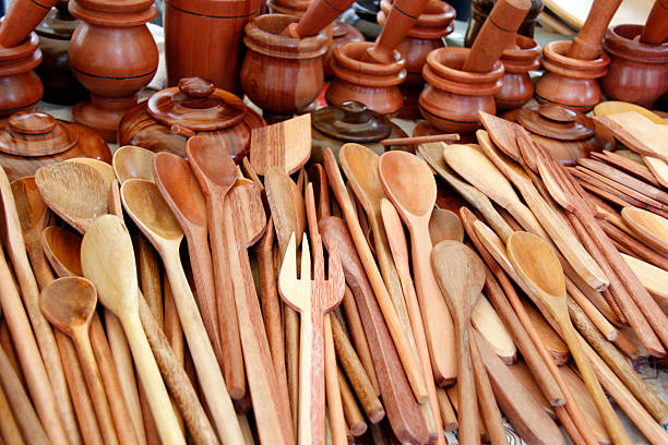 istock wooden cutlery 508510119