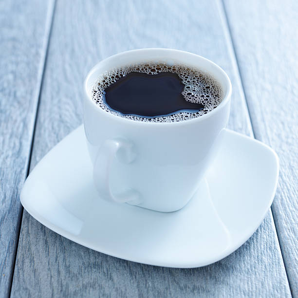 istock cup of hot coffee on saucer 508510215