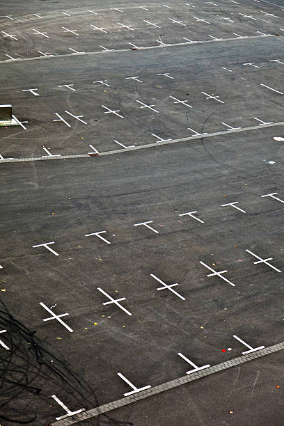 istock marked parking lot without cars 508511150