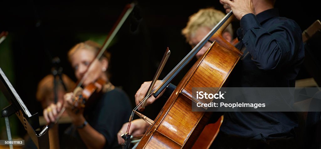 Symphony-sounds - Lizenzfrei Orchester Stock-Foto
