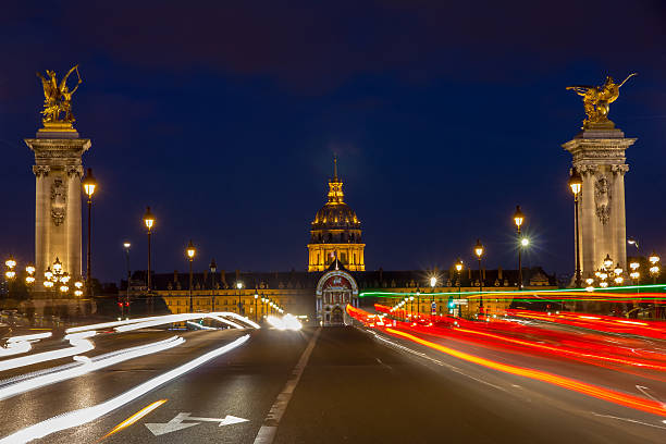 istock Pont Alexandre III at night illumination in Paris 508512157