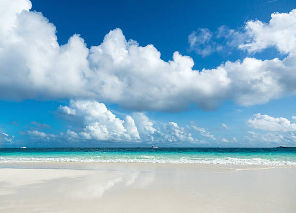 istock beautiful beach and tropical sea 508514099