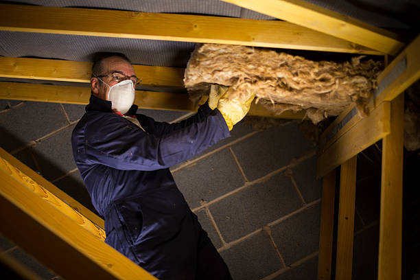 insulating loft/attic - home addition attic timber roof beam stock-fotos und bilder