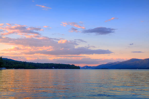istock Lake George at sunset, NY. 508514299