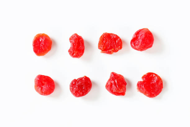 cerejas desidratada - dried cherries - fotografias e filmes do acervo