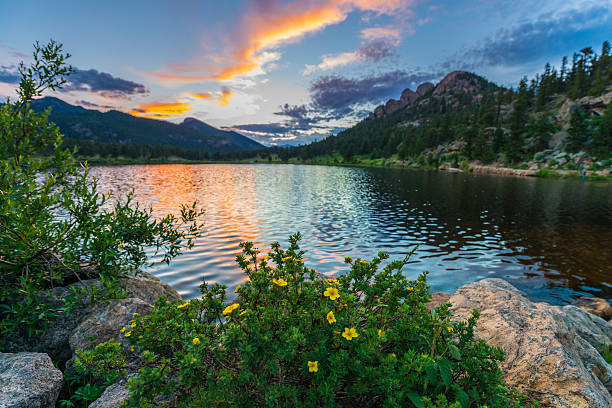 istock Lilly Lake at Sunset - Colorado 508514937