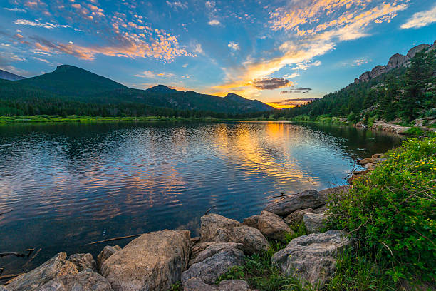 istock Lilly Lake at Sunset - Colorado 508514939