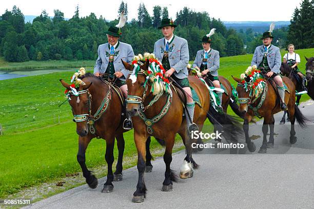 Bawarski Koń Pogrzebowy - zdjęcia stockowe i więcej obrazów Bawaria - Bawaria, Coroczna impreza, Dekoracja