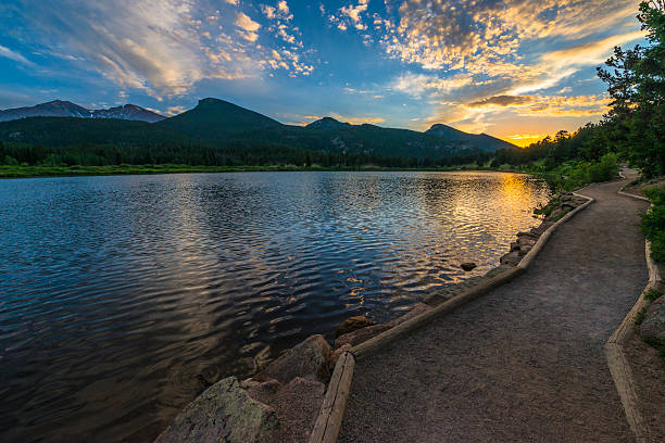 istock Lilly Lake at Sunset - Colorado 508515671