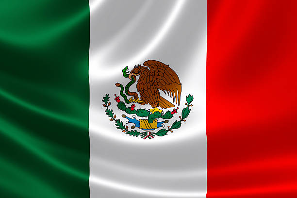 флаг мексики - latin america mexican flag mexico mexican culture стоковые фото и изображения