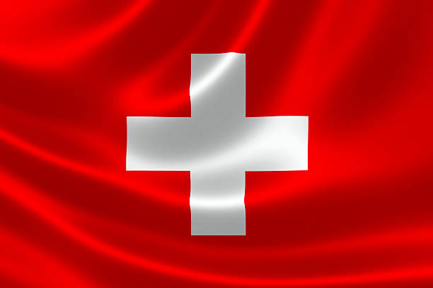 drapeau suisse - culture suisse photos et images de collection