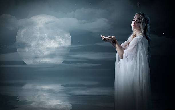 istock Elven girl on sea coast 508516712