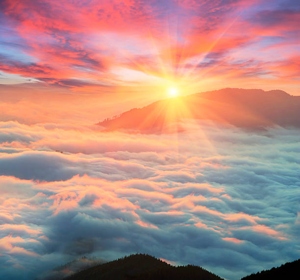 istock Misty Carpathian Sea 508518588