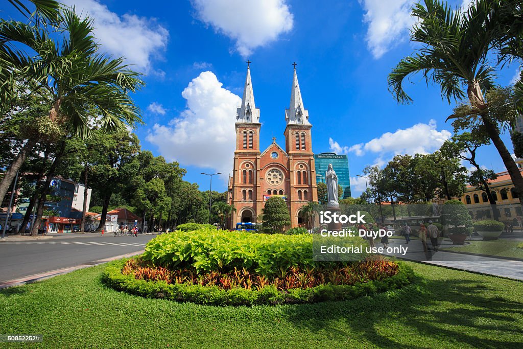 Notre Dame Cathedral in VietNam - Royalty-free Abstract Stockfoto