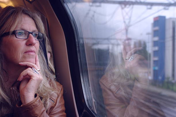 istock Women traveling by train 508525544