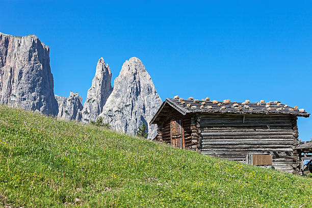 istock Wooden barn in the Dolomites 508525746