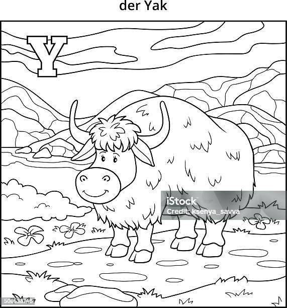 German Alphabet Letter Y Stock Illustration - Download Image Now - Alphabet, American Bison, Animal