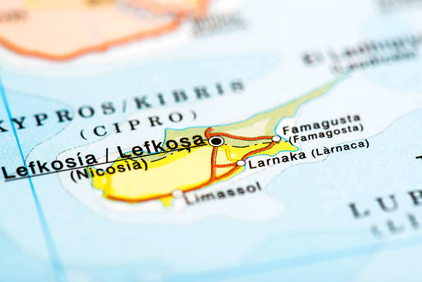istock Map of Nicosia, Cyprus 508540140