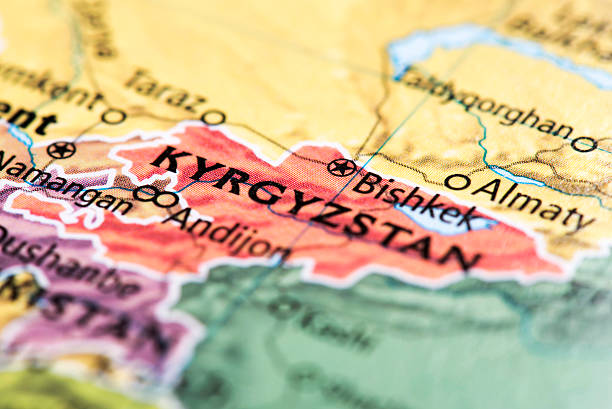 istock Map of Kyrgyzstan 508540582