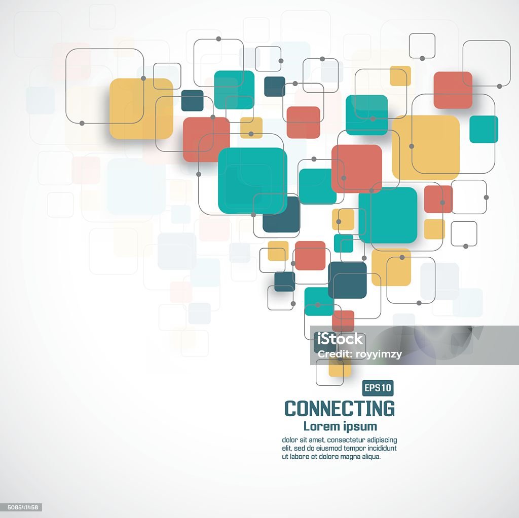 Technology Communication Background Network Technology Communication Background Stock Illustration ...