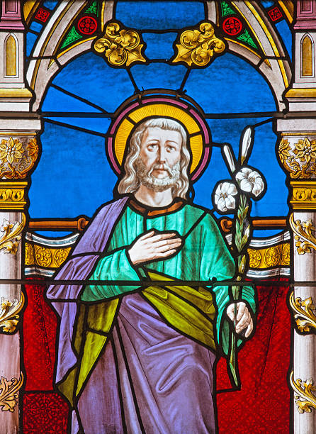 istock Banska Bela - The St. Joseph on the windowpane 508542154