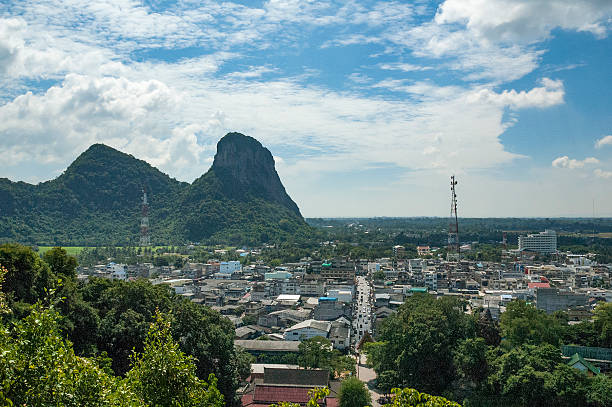 Cityscape In Phatthalung, Thailand Phatthalung In Southern Thailand phatthalung province stock pictures, royalty-free photos & images